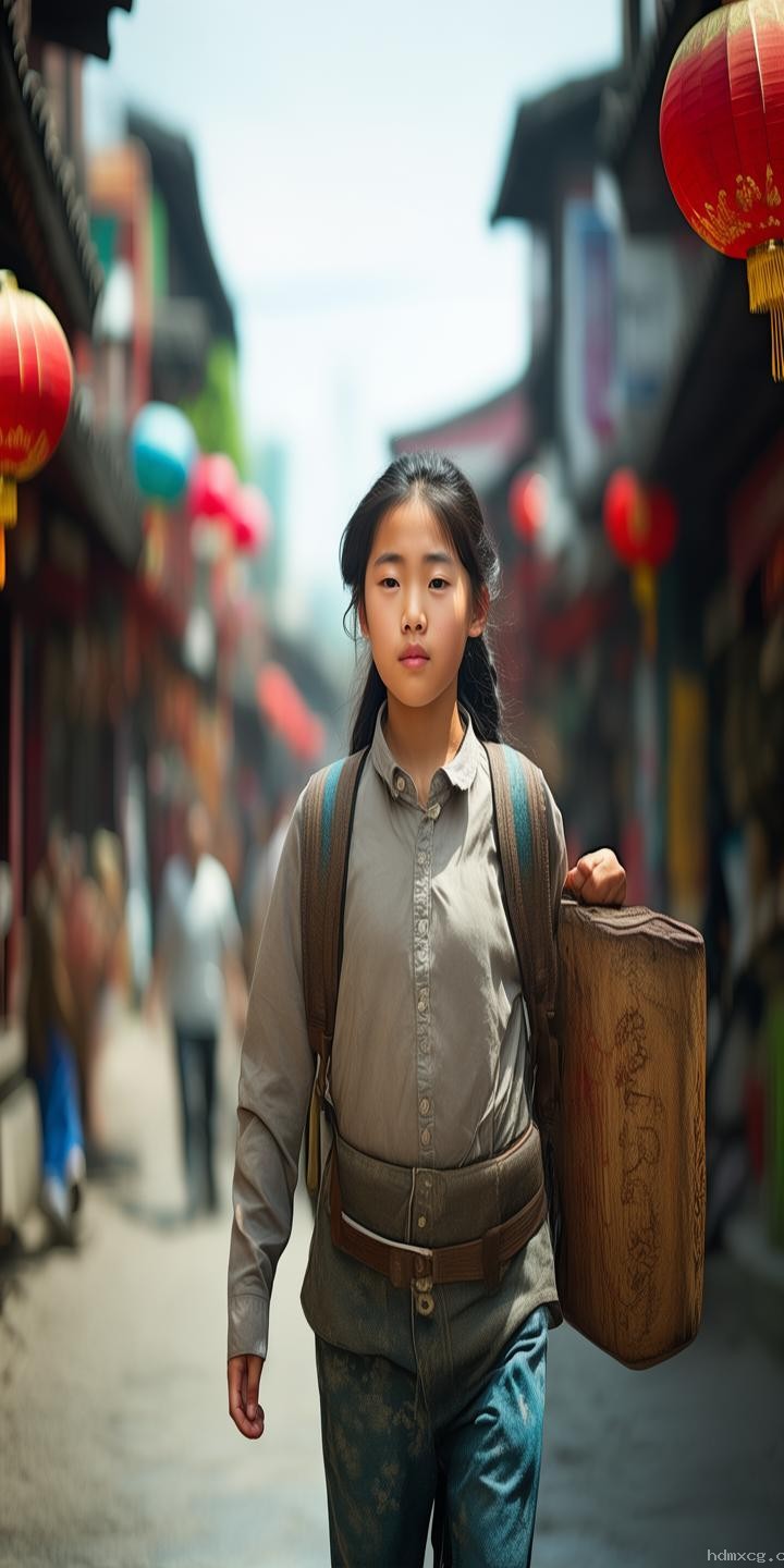 扁担女孩的决心：上大学前专注学业，不开账号的心路历程